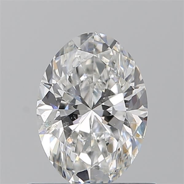 0.73ct Oval F SI1 Natural Diamond