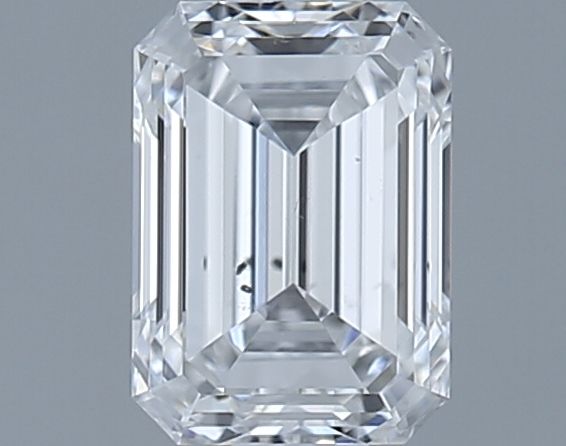 0.61ct Emerald D SI1 Natural Diamond