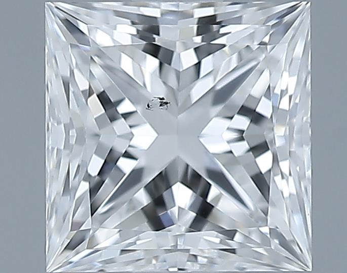 0.71ct Princess F SI1 Natural Diamond