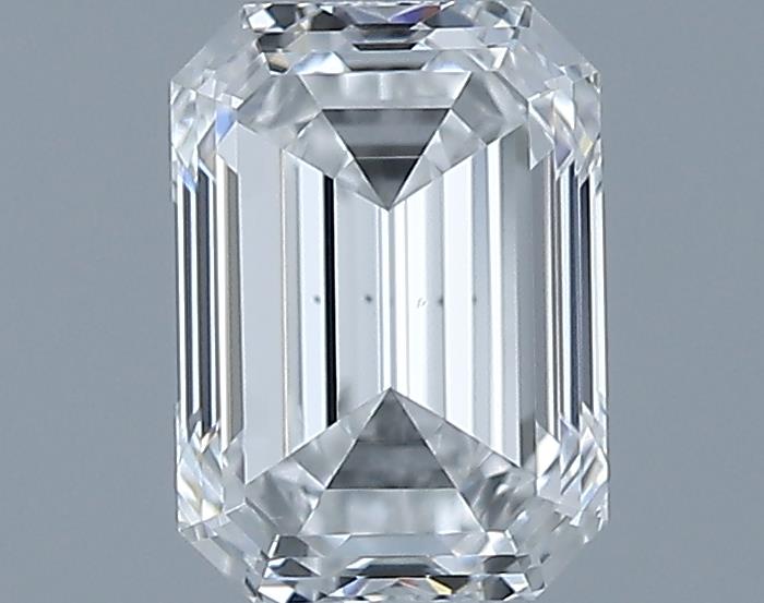 0.71ct Emerald F VS2 Natural Diamond
