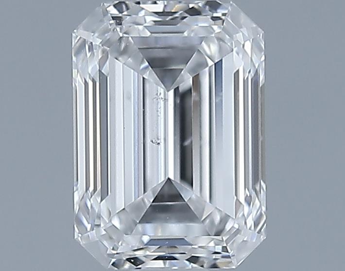 0.7ct Emerald E SI1 Natural Diamond
