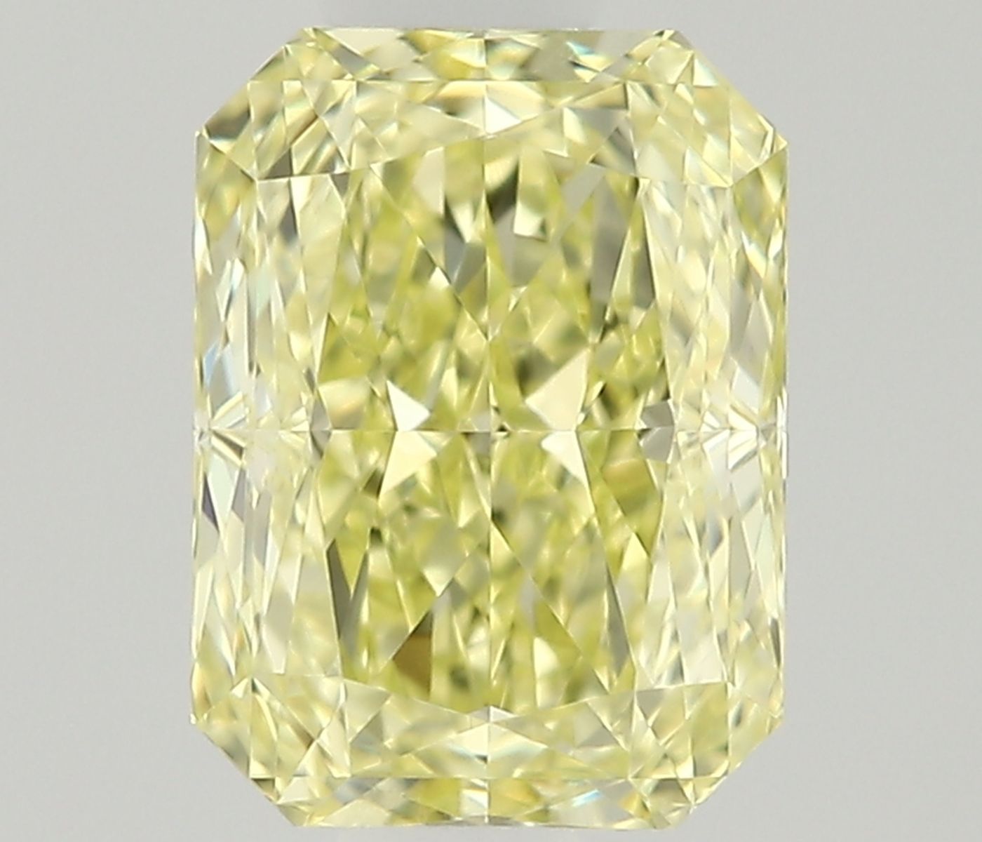0.53ct Fancy Natural-even Yellow Radiant Natural Diamond