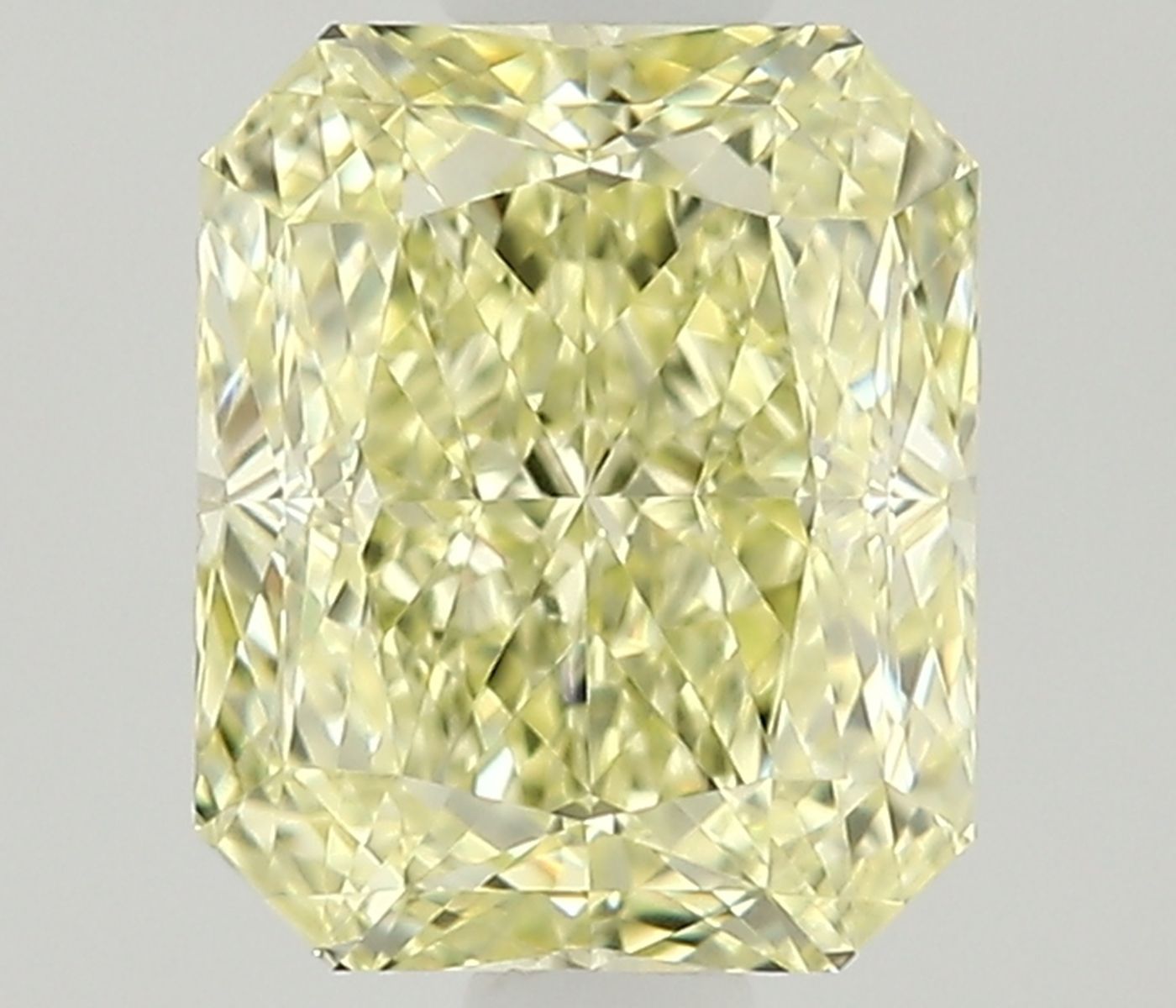 0.7ct Fancy Natural-even Yellow Radiant Natural Diamond