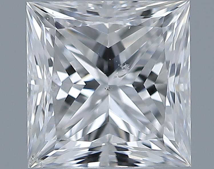 0.81ct Princess F SI2 Natural Diamond