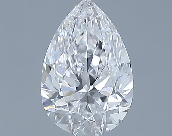 0.7ct Pear D VS2 Natural Diamond