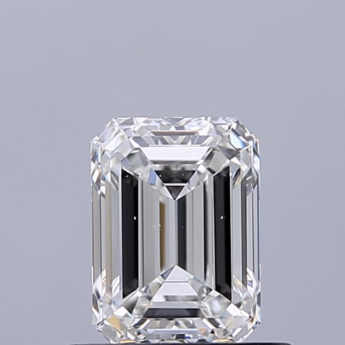 0.7ct Emerald F VS2 Natural Diamond