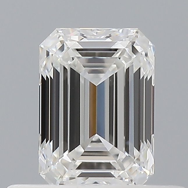 0.53ct Emerald F IF Natural Diamond