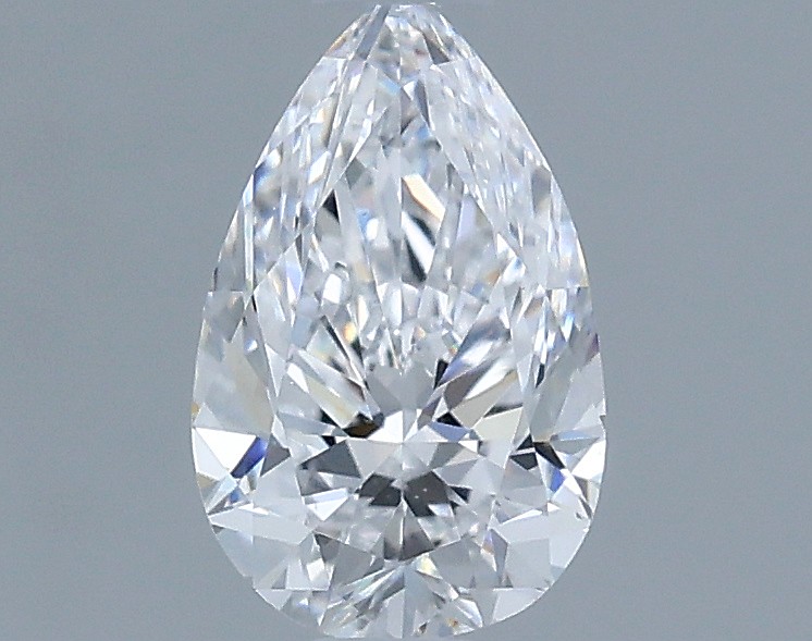 0.59ct Pear D VS2 Natural Diamond