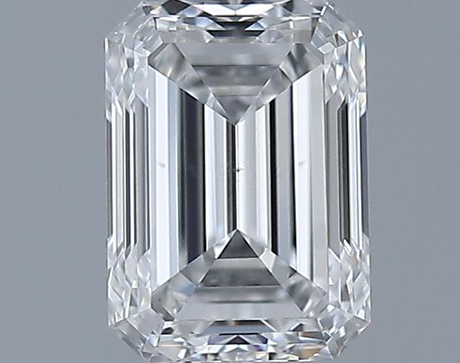 0.7ct Emerald F VS2 Natural Diamond
