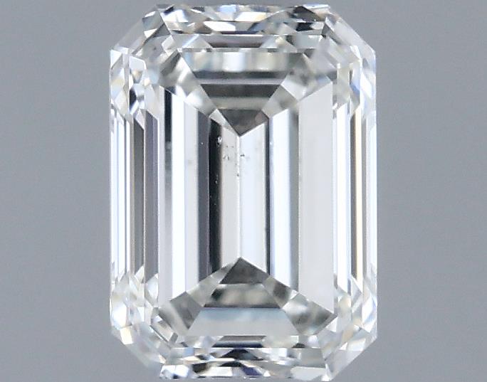 0.7ct Emerald H SI1 Natural Diamond