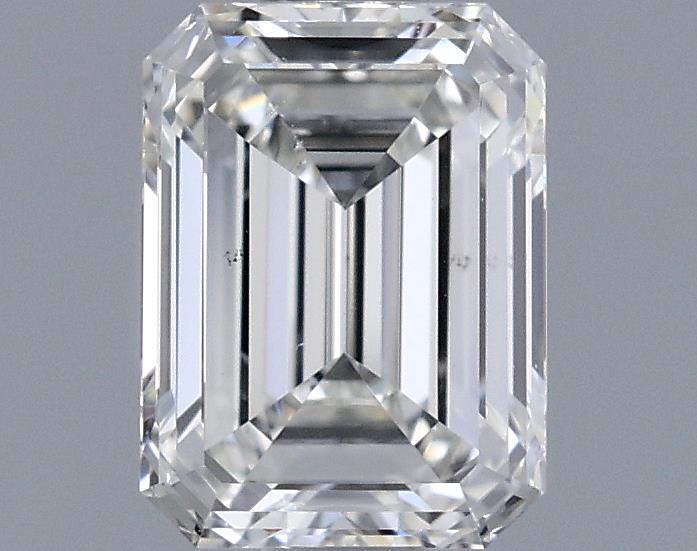 0.7ct Emerald H SI1 Natural Diamond