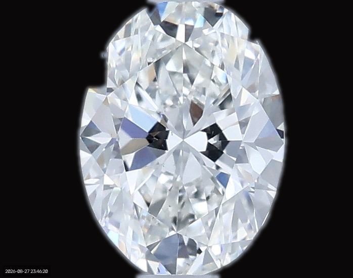 0.55ct Oval F VS2 Natural Diamond