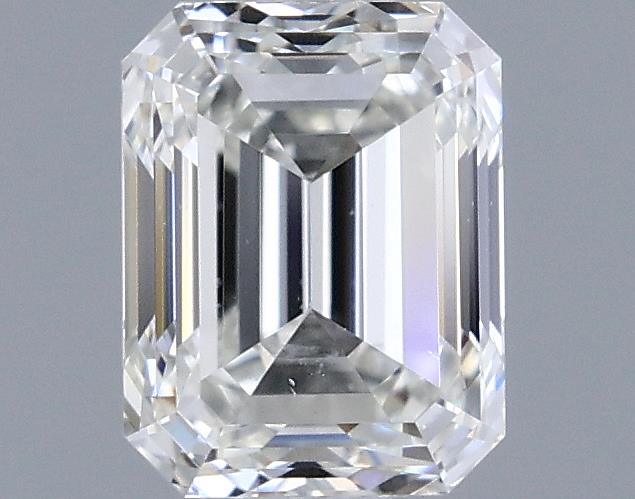 0.7ct Emerald H SI1 Natural Diamond