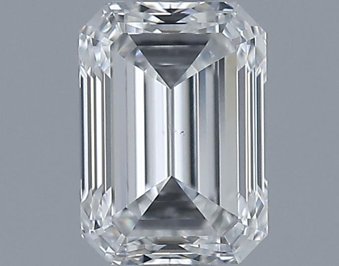 0.73ct Emerald F VS2 Natural Diamond