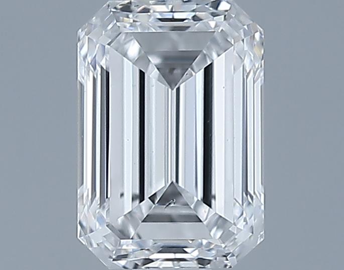 0.8ct Emerald D SI1 Natural Diamond