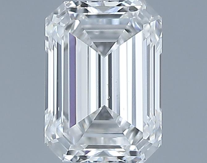 0.6ct Emerald F VS2 Natural Diamond