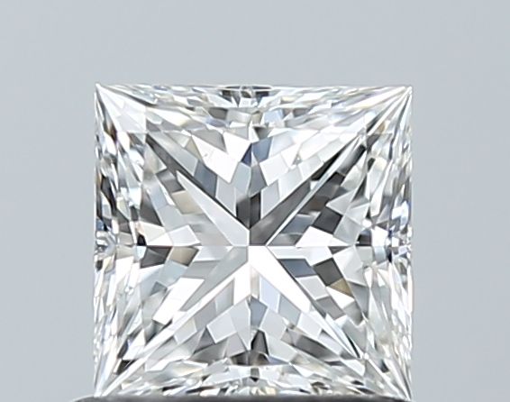 0.76ct Princess E VS2 Natural Diamond
