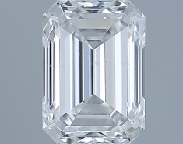 0.6ct Emerald F VS2 Natural Diamond