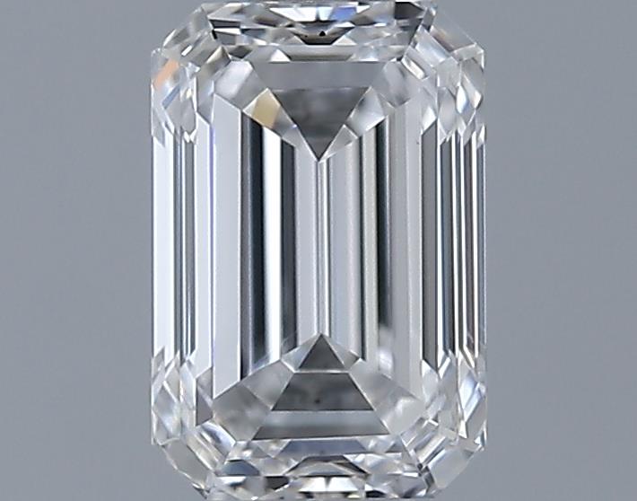 0.7ct Emerald E VS2 Natural Diamond