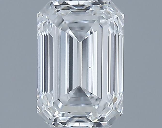 0.82ct Emerald F VS2 Natural Diamond