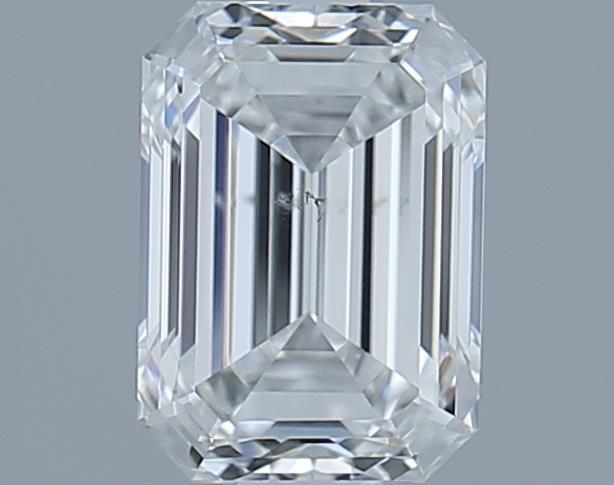 0.72ct Emerald F SI1 Natural Diamond
