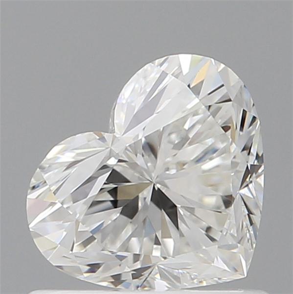 0.7ct Heart F VS1 Natural Diamond