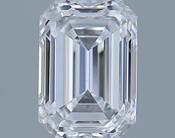 0.63ct Emerald D VVS2 Natural Diamond