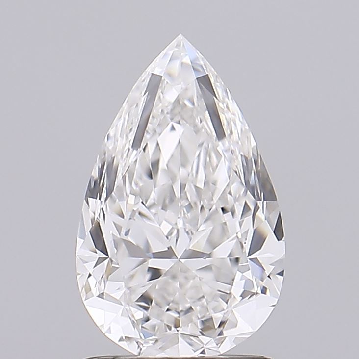 1ct Pear F VVS1 Natural Diamond