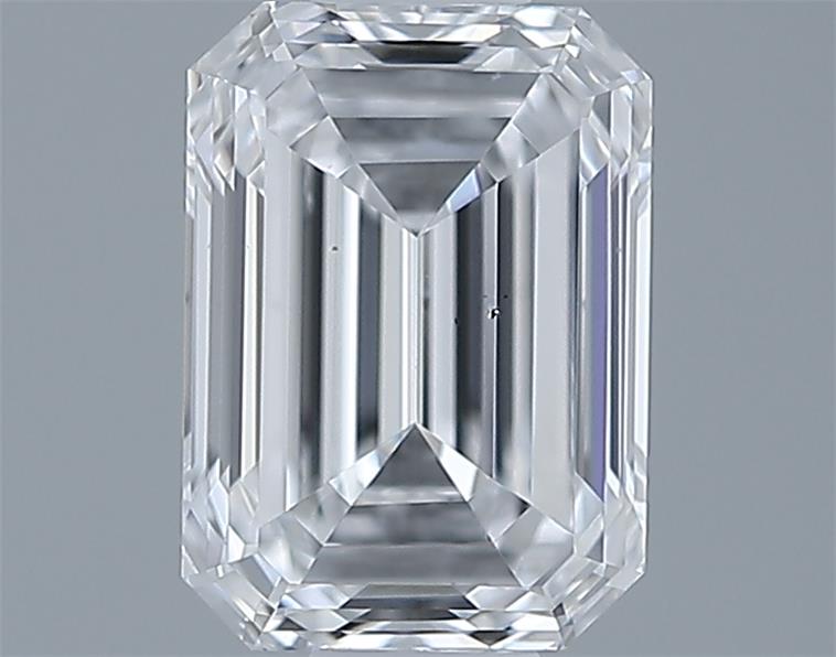 0.7ct Emerald D SI1 Natural Diamond