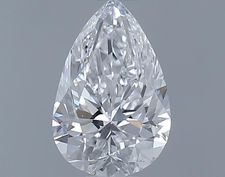 0.7ct Pear D VS2 Natural Diamond