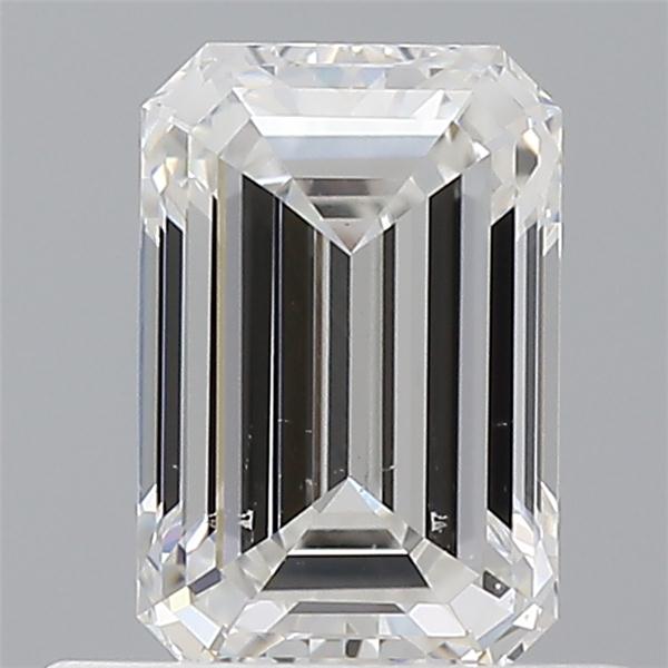 0.7ct Emerald E SI1 Natural Diamond