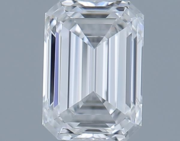 0.51ct Emerald F IF Natural Diamond