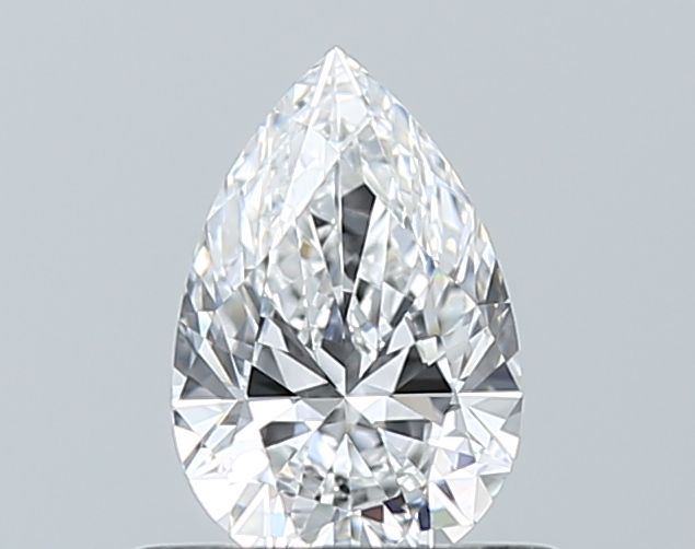 0.52ct Pear D IF Natural Diamond