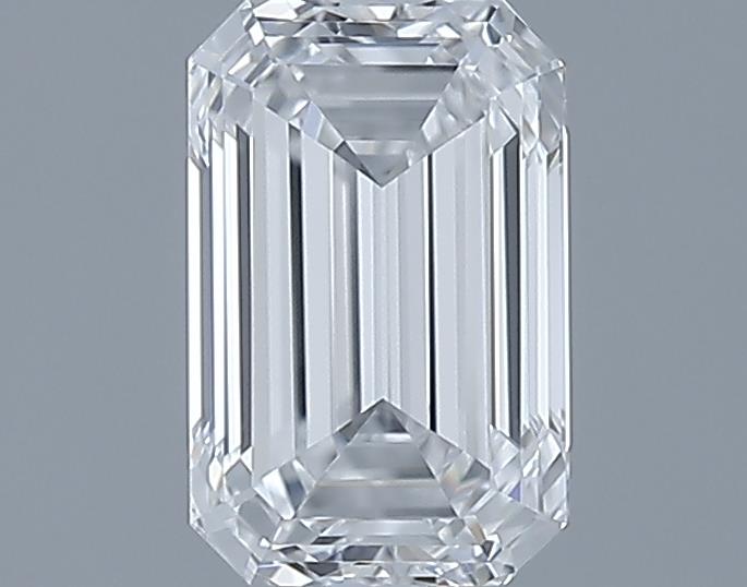 0.71ct Emerald D VVS1 Natural Diamond