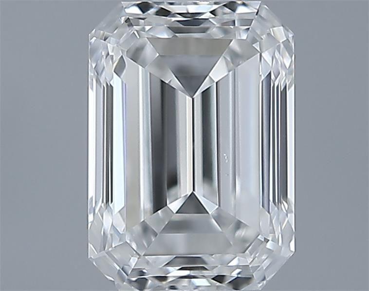 0.72ct Emerald F SI1 Natural Diamond