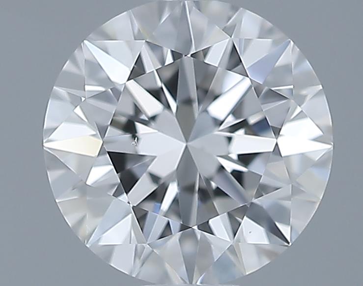 0.59ct Round F VS2 Natural Diamond