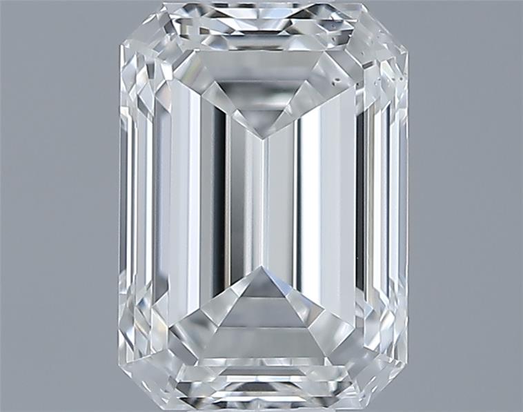 0.7ct Emerald F VS2 Natural Diamond