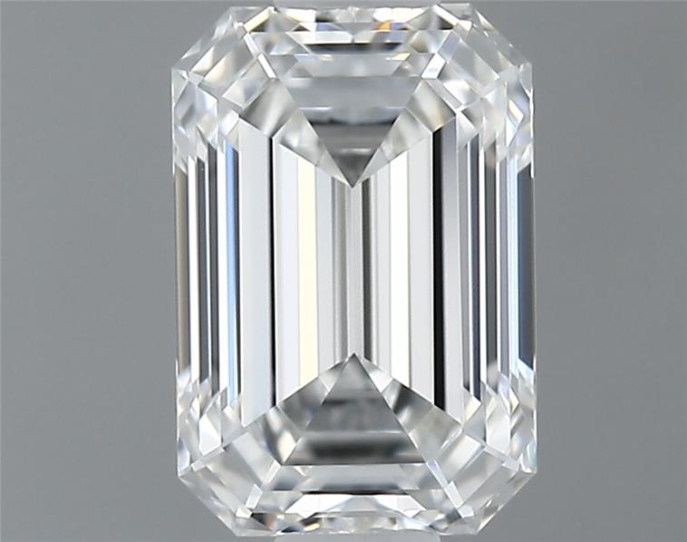 0.51ct Emerald F IF Natural Diamond