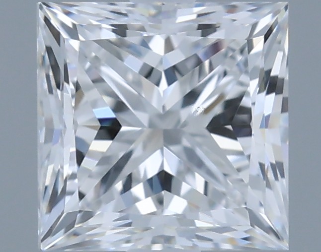 0.7ct Princess F VS2 Natural Diamond