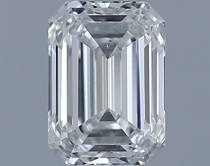 0.71ct Emerald H SI1 Natural Diamond