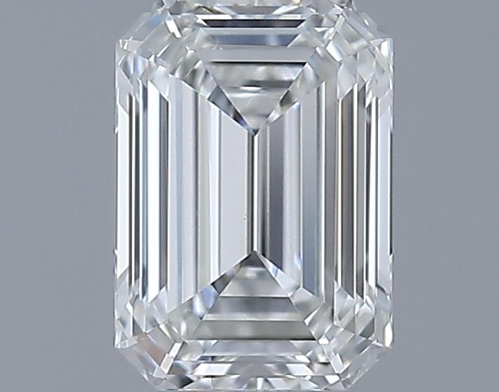 0.66ct Emerald F VVS2 Natural Diamond