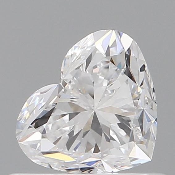 0.52ct Heart D VVS1 Natural Diamond