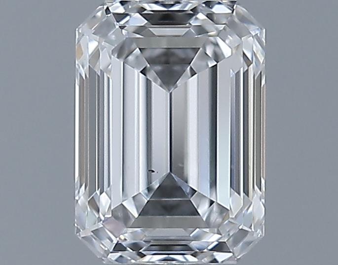 0.71ct Emerald D VS2 Natural Diamond