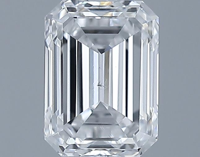0.91ct Emerald E SI1 Natural Diamond