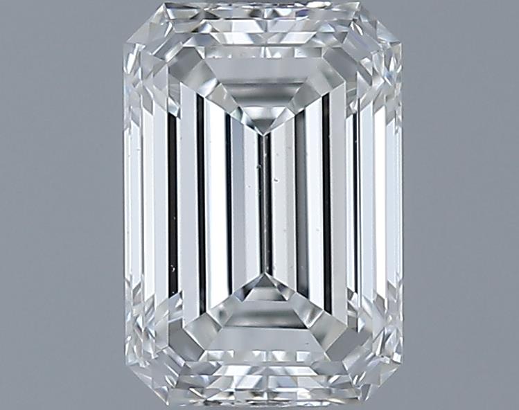 0.7ct Emerald F VS2 Natural Diamond