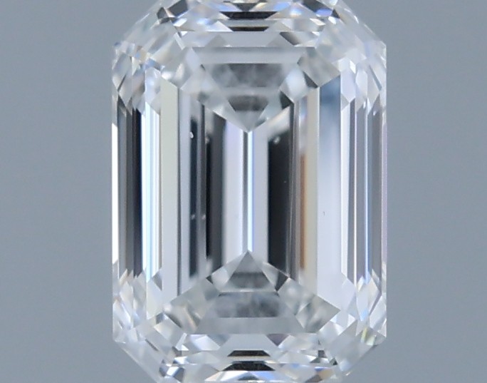 0.72ct Emerald F VS2 Natural Diamond