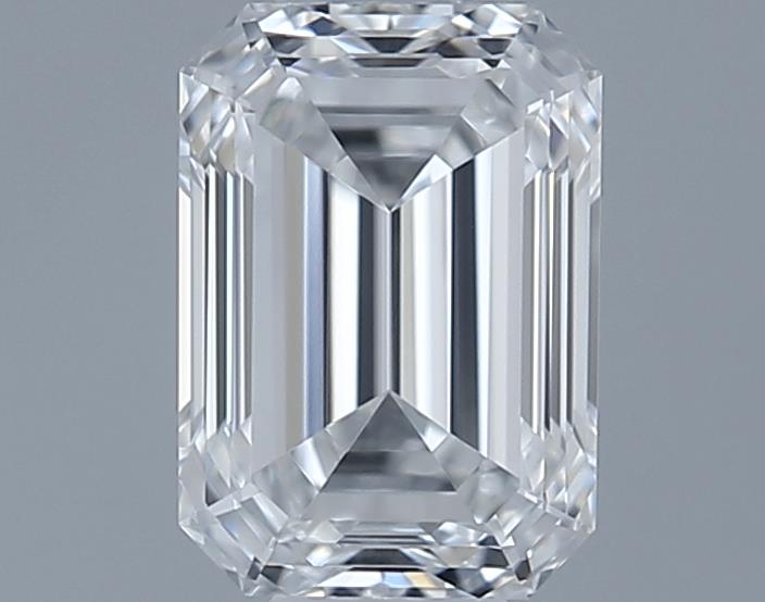 0.51ct Emerald F IF Natural Diamond