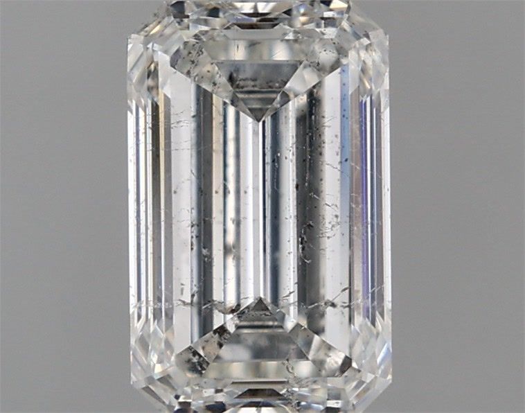 1.47ct Emerald F SI2 Natural Diamond