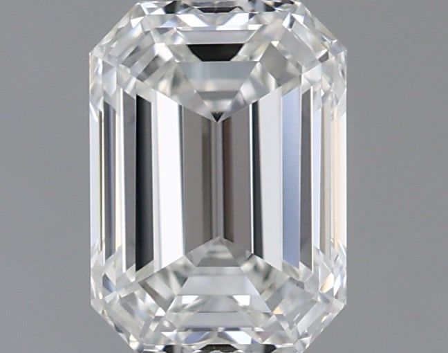 0.96ct Emerald F IF Natural Diamond