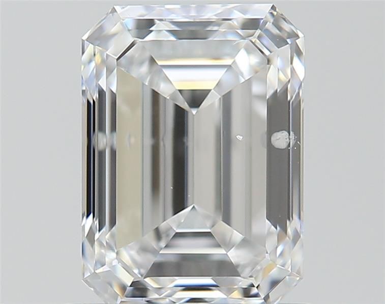 1ct Emerald D SI2 Natural Diamond